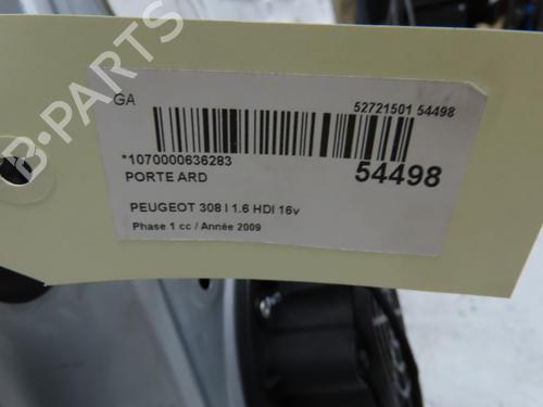 Used Right rear door PEUGEOT 308 I (4A_, 4C_) 1.6 HDi (90 hp) 28831880