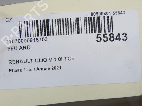 Right taillight RENAULT CLIO V (B7_) 1.0 TCe 90 (B7MT) | BP40205550C35 - Image 5