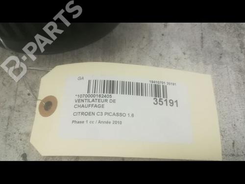 Heater blower motor CITROËN C3 Picasso (SH_) 1.6 HDI 90 | BP9601407M62 