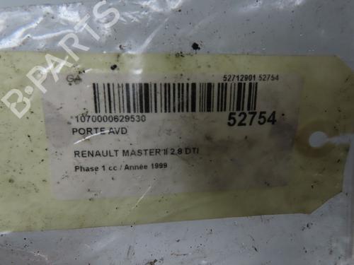Right front door RENAULT MASTER II Van (FD) 2.8 dTI (FD0C, FD0F, FD2B, FD2F, FD3C, FD3F) | BP28831255C3 