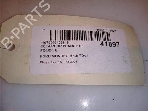 Licence plate light FORD MONDEO IV (BA7) 1.8 TDCi | BP14880758I40 