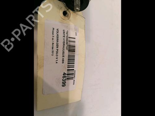 Used ABS pump VW POLO V (6R1, 6C1) 1.2 TDI (75 hp) 16015649