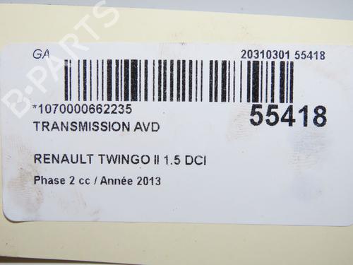Right front driveshaft RENAULT TWINGO II (CN0_) 1.5 dCi 75 | BP32076092M39 - Image 4