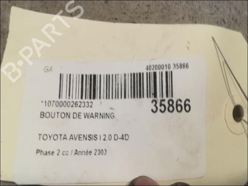 Used Warning switch TOYOTA AVENSIS (_T25_) 2.0 D-4D (CDT250_, CDT250R) (116 hp) 23174216