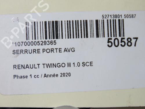 Used Front left lock Front left lock RENAULT TWINGO III (BCM_, BCA_) 1.0 SCe 65 (BCMJ) (65 hp) 40050869 40050869