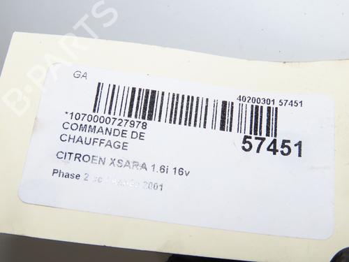 Used Climate control Climate control CITROËN XSARA (N1) 1.6 16V (109 hp) 36283622 36283622