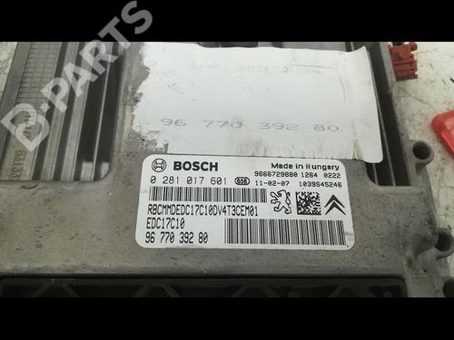 Engine control unit (ECU) PEUGEOT 206+ (2L_, 2M_) 1.4 HDi eco 70 | BP9606012M57