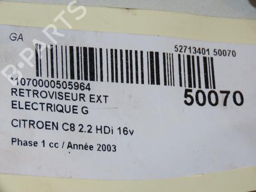 Left mirror CITROËN C8 (EA_, EB_) 2.2 HDi | BP18204685C26 
