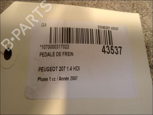Break pedal PEUGEOT 207 (WA_, WC_) 1.4 HDi | BP9617976I19