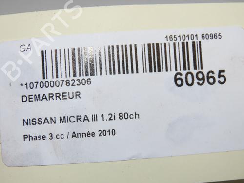Used Starter Starter NISSAN MICRA III (K12) 1.2 16V (65 hp) 40026276 40026276