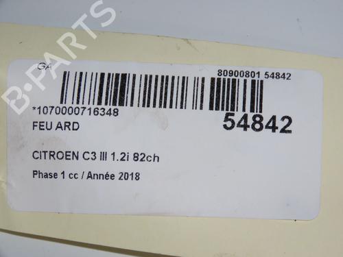 Right taillight CITROËN C3 III (SX) 1.2 VTi 82 | BP32253946C35 