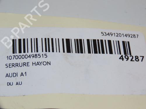 Tailgate lock AUDI A1 Sportback (8XA, 8XF) 1.2 TFSI | BP17868585C101 