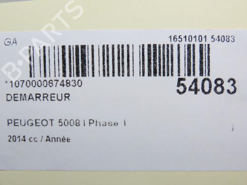 Starter PEUGEOT 5008 (0U_, 0E_) 1.6 HDi | BP30867314M8 - Image 7