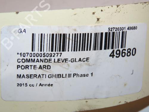 Used Right rear window switch MASERATI GHIBLI III (M157) 3.0 D (275 hp) 17134422