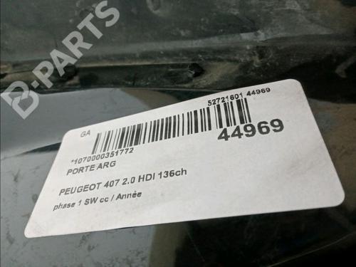 Left rear door PEUGEOT 407 SW (6E_, 6D_) 2.0 HDi 135 | BP11921477C4 