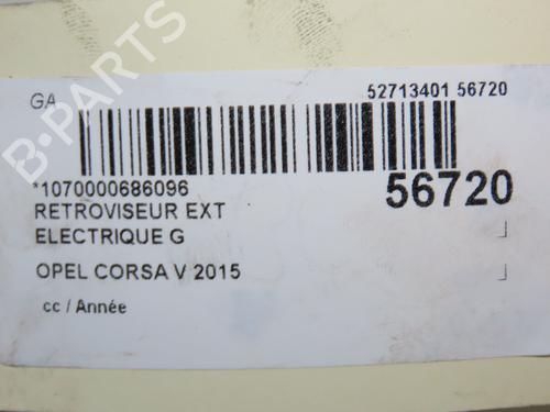 Used Left mirror OPEL CORSA D (S07) 1.2 (L08, L68) (86 hp) 30978869