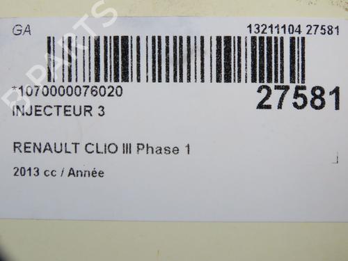 Used Injector Injector RENAULT CLIO III (BR0/1, CR0/1) 1.5 dCi (75 hp) 34528323 34528323