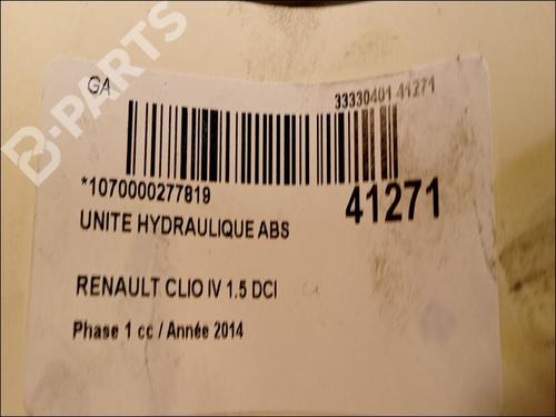ABS pump RENAULT CLIO IV (BH_) 1.5 dCi 90 | BP9613771M43 