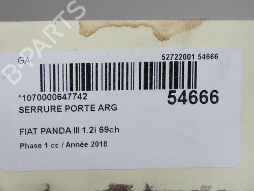 Fechadura trás esquerda Fechadura trás esquerda FIAT PANDA (312_, 319_) 1.2 (312PXA1A) (69 hp) 36396192 36396192