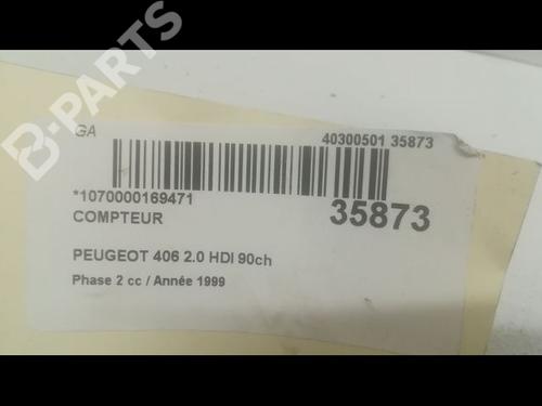 Instrument cluster PEUGEOT 406 (8B) 2.0 HDI 90 | BP9601915C47 
