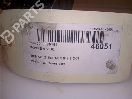 Vacuum pump RENAULT ESPACE III (JE0_) 2.2 dCi (JE0S) | BP11100511M80 