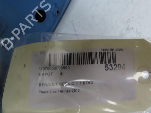 Hood RENAULT SCÉNIC III (JZ0/1_) 1.6 dCi (JZ00, JZ12) | BP28968386C1
