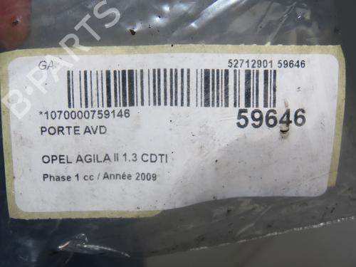Used Right front door Right front door OPEL AGILA B (H08) 1.3 CDTI (F68) (75 hp) 39966865 39966865