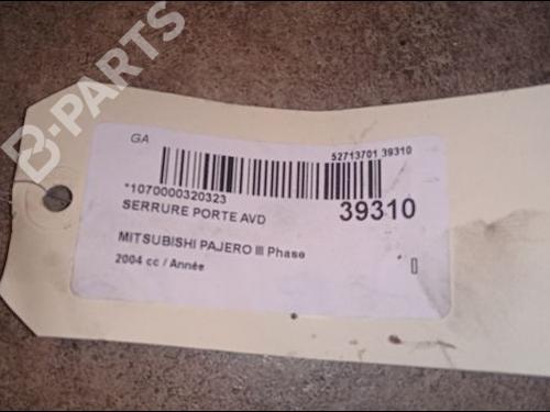 Front right lock MITSUBISHI PAJERO SPORT I (K7_, K9_) 2.5 TD (K94W, K74T) | BP11082663C97