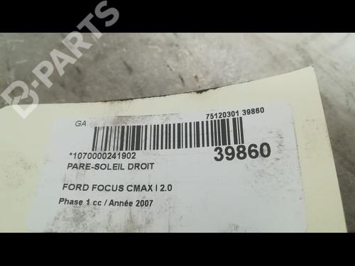 Højre solskærm FORD FOCUS C-MAX (DM2) 2.0 TDCi | BP9608910I2 