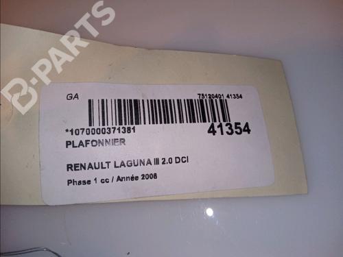 Interior roof light RENAULT LAGUNA III (BT0/1) 2.0 dCi (BT01, BT08, BT09, BT0E, BT0K, BT12, BT1C, BT1D,... | BP11103899I8 