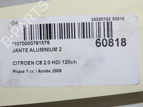 Used Rim Rim CITROËN C8 (EA_, EB_) 2.0 HDi (120 hp) 39937970 39937970