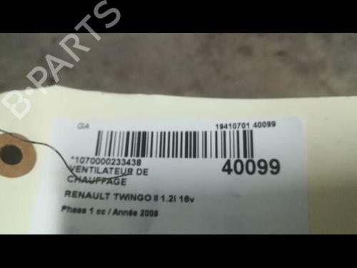 Used Heater blower motor RENAULT TWINGO II (CN0_) 1.2 16V (CN0K, CN0V, CN0A) (76 hp) 9608011