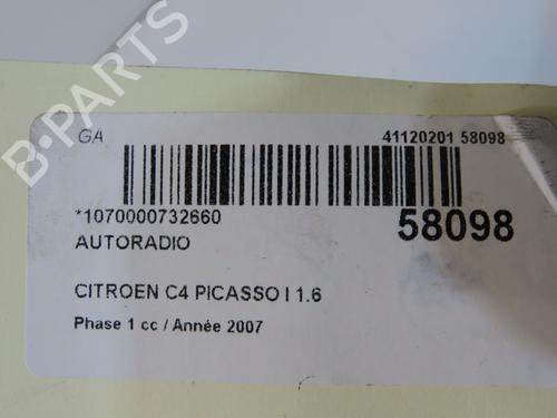 Used Radio Radio CITROËN C4 Picasso I MPV (UD_) 1.6 HDi (109 hp) 39937993 39937993
