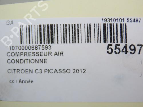 AC compressor CITROËN C3 Picasso (SH_) 1.6 VTi 120 | BP30978805M34