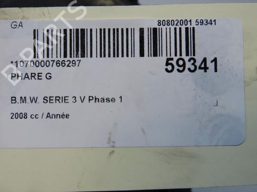 Left headlight BMW 3 Touring (E91) 320 i | BP36511122C28 - Image 5