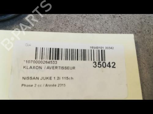 Used Horn NISSAN JUKE (F15) 1.2 DIG-T (115 hp) 14874747