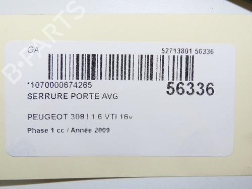 Used Front left lock Front left lock PEUGEOT 308 I (4A_, 4C_) 1.6 16V (120 hp) 36367693 36367693