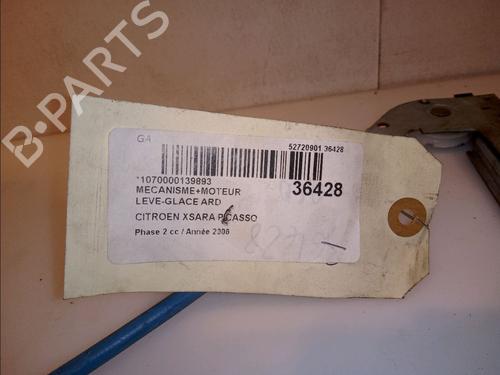 Rear right window mechanism CITROËN XSARA PICASSO (N68) 1.6 HDi | BP9599773C25