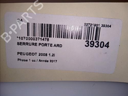 Used Rear right lock PEUGEOT 2008 I (CU_) 1.2 THP 110 / PureTech 110 (110 hp) 11103392