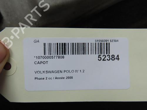 Hood VW POLO IV (9N_, 9A_) 1.2 | BP28593732C1 