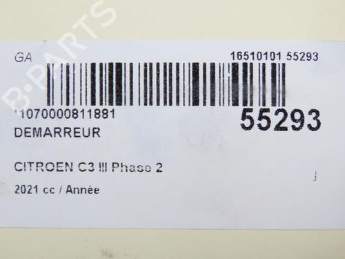 Starter CITROËN C3 III (SX) 1.2 THP 110 (SXHNPS, SXHNZT, SXHNZ6) | BP39387789M8 - Image 7
