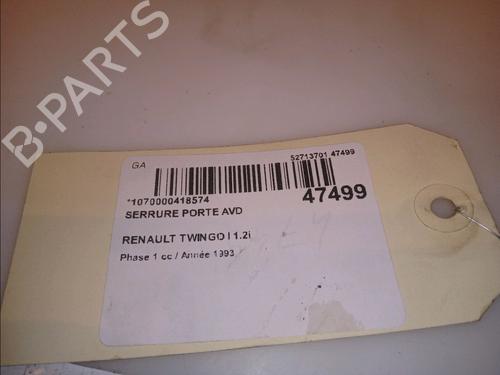 Used Front right lock RENAULT TWINGO I (C06_) 1.2 (C063, C064) (55 hp) 14951554