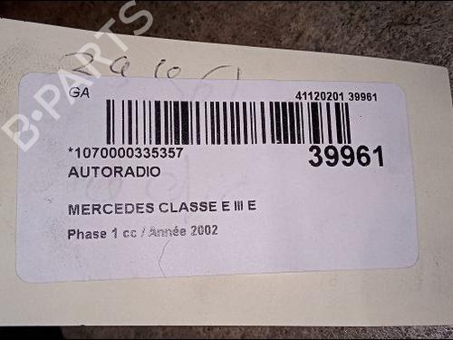 Used Radio MERCEDES-BENZ E-CLASS (W211) E 220 CDI (211.006) (150 hp) 23174905