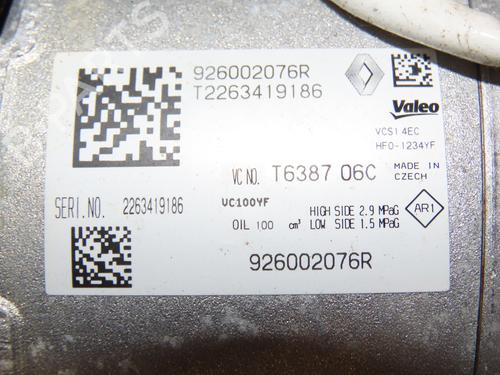 AC Kompressor RENAULT CLIO V (B7_) 1.0 SCe 65 (B7MG) | BP29441626M34