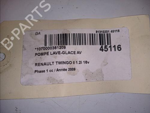 Washer pump RENAULT TWINGO II (CN0_) 1.2 16V (CN0K, CN0V, CN0A) | BP14881693E24 