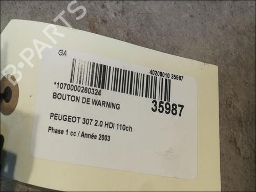 Used Warning switch PEUGEOT 307 (3A/C) 2.0 HDi 110 (107 hp) 23174218
