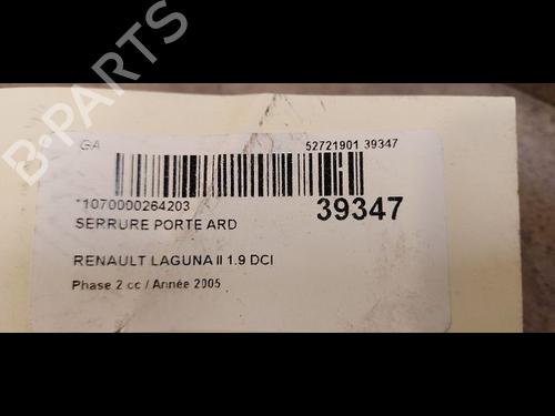 Højre bagtil lås RENAULT LAGUNA II (BG0/1_) 1.9 dCi (BG08, BG0G) | BP9611881C99 