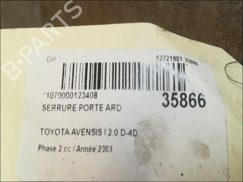Rear right lock TOYOTA AVENSIS (_T25_) 2.0 D-4D (CDT250_, CDT250R) | BP23176999C99 