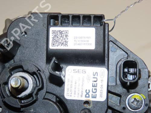 Used Alternator Alternator DACIA DUSTER (HM_) 1.3 TCe 150 (HMM3) (150 hp) 28829111 28829111