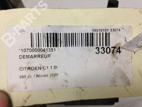 Starter CITROËN C1 (PM_, PN_) 1.0 | BP9593321M8 